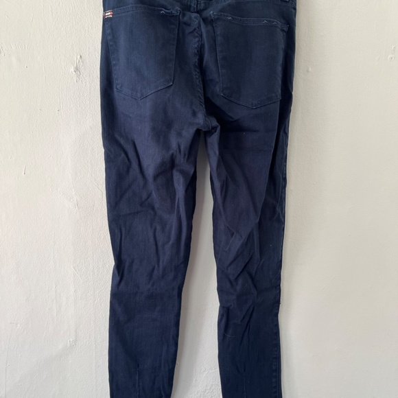 AO LA by ALICE + OLIVIA Jeans Women 5 Pocket Skinny Navy Stretch Zip -  Size 26 - Picture 6 of 6